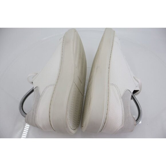 Bruno Magli Sierra Mens White Leather Sneakers Luxury Casual Shoes Sz 9 main image 7